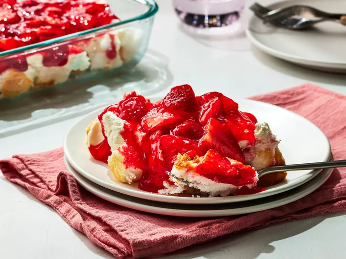 Strawberry Angel Food Dessert